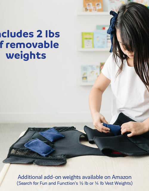 Load image into Gallery viewer, - Red Weighted Compression Vest for Kids &amp; Adults - Calming Weighted Vest for Kids with Sensory Issues - Compression &amp; Kids Weighted Vest - Toddlers, Kids, Teens &amp; Adult Sizes
