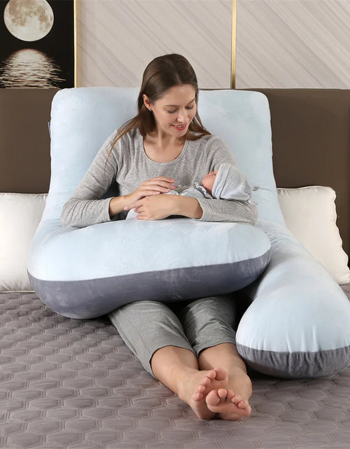 Load image into Gallery viewer, 1.3KG/1.7KG Cotton Pillow for Pregnant Women Pregnancy Pillow Maternity Breastfeeding Pillow Cushion Pregnancy Nursing Pillow
