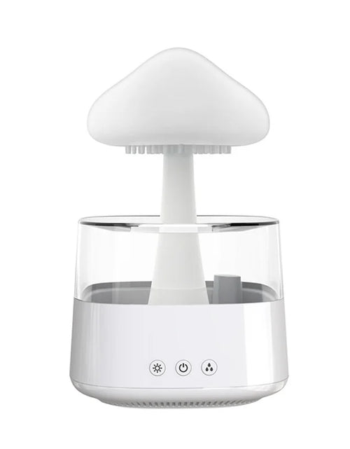 Load image into Gallery viewer, Mushroom Rain Air Humidifier Electric Aroma Diffuser Rain Cloud Smell Distributor Relax Water Drops Sounds Colorful Night Lights
