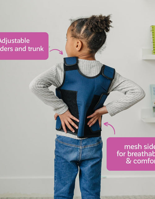 Load image into Gallery viewer, - Red Weighted Compression Vest for Kids &amp; Adults - Calming Weighted Vest for Kids with Sensory Issues - Compression &amp; Kids Weighted Vest - Toddlers, Kids, Teens &amp; Adult Sizes
