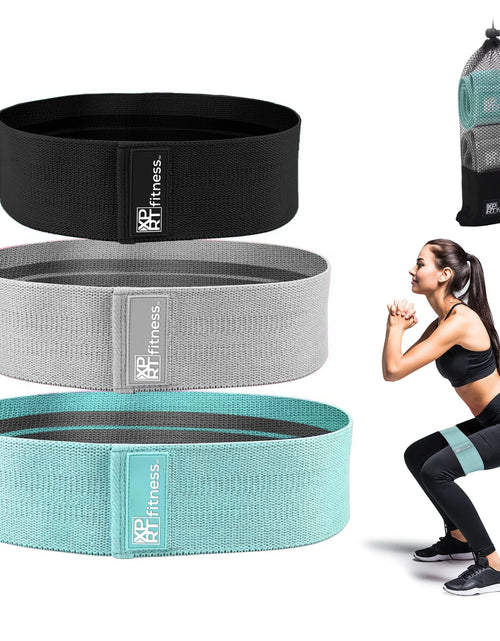 Load image into Gallery viewer, Resistance Bands Set of 3 for Booty Butt Hip anti Slip Bands Set
